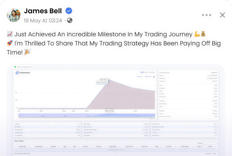 Share verified trading records