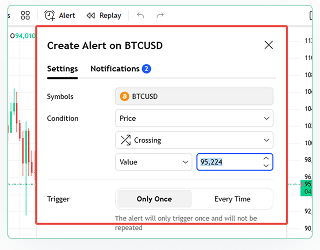 TradingView Mobile Screenshot